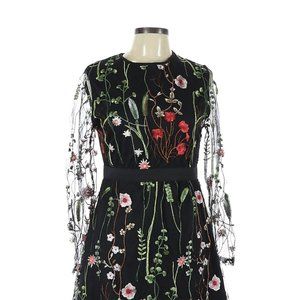 Floral embroidered dress